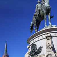 Buy canvas prints of General Thomas Civil War Statue  Washington DC by William Perry