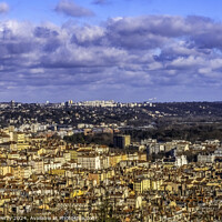 Buy canvas prints of Colorful Old Town Modern City Cityscape Lyon France by William Perry