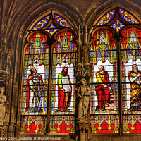 Buy canvas prints of Old Testament Stained Glass Saint Bonaventure Lyon France by William Perry