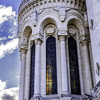 Buy canvas prints of Tower Basilica Notre Dame  de Fourviere Lyon France by William Perry