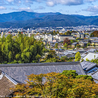 Buy canvas prints of Colorful Cityscape Ginkakuji Silver Temple Kyoto Japan by William Perry