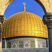 Buy canvas prints of Dome of the Rock Islamic Mosque Temple Mount Jerusalem Israel  by William Perry