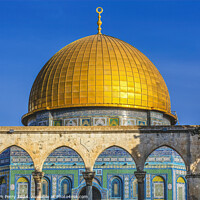 Buy canvas prints of Dome of the Rock Temple Mount Jerusalem Israel  by William Perry