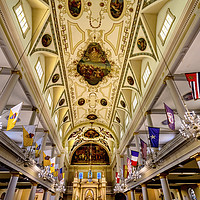 Buy canvas prints of Altar Saint Louis Cathedral New Orleans Louisiana  by William Perry