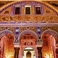 Buy canvas prints of Ambassador Room Alcazar Royal Palace Seville Spain by William Perry