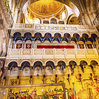 Buy canvas prints of Crusader Church Holy Sepulchre Jerusalem Israel by William Perry