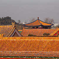 Buy canvas prints of Beihai Stupa Forbidden City Gugong Beijing China by William Perry