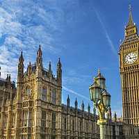 Buy canvas prints of Big Ben Tower Westminster London England by William Perry