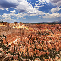 Buy canvas prints of Amphitheater Inspiration Point Bryce Canyon Utah by William Perry