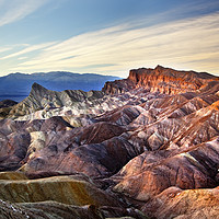 Buy canvas prints of Zabruski Point Death Valley National Park Californ by William Perry