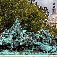 Buy canvas prints of US Grant Memorial Capitol Hill Washington DC by William Perry