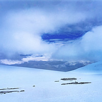 Buy canvas prints of Blue Glaciers Damoy Point Antarctica by William Perry