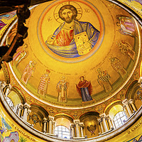 Buy canvas prints of Jesus Dome Crusader Church Holy Sepulchre Jerusale by William Perry
