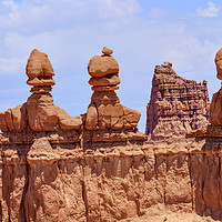 Buy canvas prints of Three Sisters Hoodoos Goblin Valley State Park Roc by William Perry