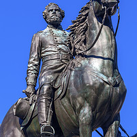 Buy canvas prints of Major General George Henry Thomas Civil War Statue by William Perry