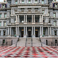 Buy canvas prints of Old Executive Office Eisenhower Building Washingto by William Perry