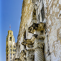 Buy canvas prints of Alamo Mission Independence Battle Site San Antonio by William Perry