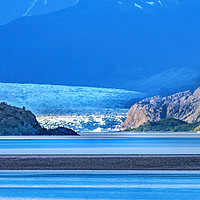 Buy canvas prints of Grey Lake Glacier Torres del Paine National Park C by William Perry