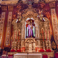 Buy canvas prints of Basilica Jesus Mary Statues Church of El Salvador Seville Andalusia Spain by William Perry