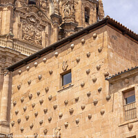 Buy canvas prints of House of Scallop Shells Casa de la Conchas Salamanca Castile Spain by William Perry