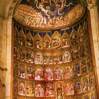 Buy canvas prints of Ancient Apse House Old Salamanca Cathedral Spain by William Perry