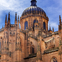 Buy canvas prints of Stone Dome New Salamanca Cathedral Spain by William Perry