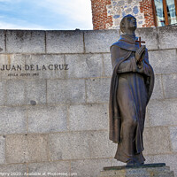 Buy canvas prints of San Juan de la Cruz Statue Avila Castile Spain by William Perry