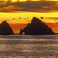 Buy canvas prints of Sunset The Arch Cabo San Lucas Mexico by William Perry