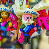 Buy canvas prints of Colorful Mexican Christmas Tree Ornaments Los Cabos Mexico by William Perry