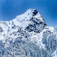 Buy canvas prints of Snow Covered Mount Si Peak Snow North Bend Washington by William Perry