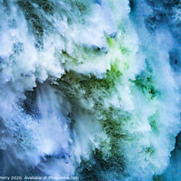 Buy canvas prints of Snoqualme Falls Waterfall Abstract Washington  by William Perry