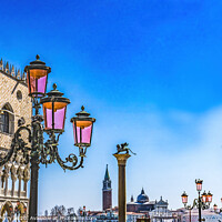 Buy canvas prints of Saint Mark''s Square Doge's Palace Venice Italy by William Perry