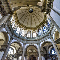 Buy canvas prints of Santa Maria della Salute Church Basilica Dome Venice Italy  by William Perry