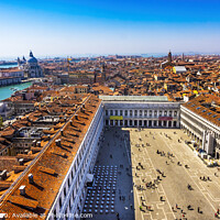 Buy canvas prints of Saint Mark's Square Piazza Neighborhoods Venice Italy by William Perry