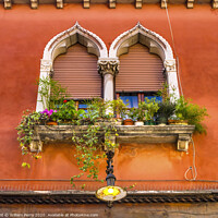 Buy canvas prints of Venetian Windows Neighborhoods Venice Italy by William Perry