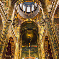 Buy canvas prints of Basilica Dome Saint Volodymyr Cathedral Kiev Ukraine by William Perry