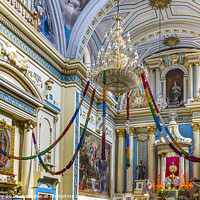 Buy canvas prints of Praying Saint Jose Sancez Relic Church Immaculate Concepcton Puebla Mexico by William Perry