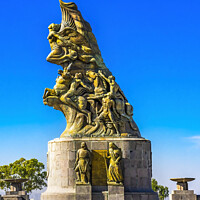 Buy canvas prints of Victory Monument Statue May 5th Battle Puebla Mexico by William Perry