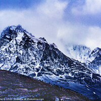 Buy canvas prints of Snow Mountains Torres del Paine National Park Chile by William Perry