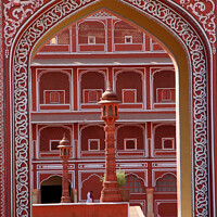 Buy canvas prints of Red Fort Agora India by William Perry