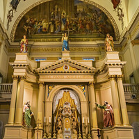 Buy canvas prints of Altar Saint Louis Cathedral New Oreleans Louisiana by William Perry