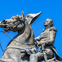 Buy canvas prints of Andrew Jackson Statue Square New Orleans Louisiana by William Perry