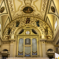 Buy canvas prints of Organ Basilica Saint Louis Cathedral New Orleans Louisiana by William Perry