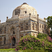Buy canvas prints of Sheesh Shish Gumbad Tomb Lodi Gardens New Delhi India by William Perry