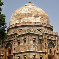 Buy canvas prints of Bara Gumbad Tomb Lodi Gardens New Delhi India by William Perry