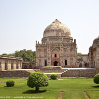 Buy canvas prints of Bara Gumbad Tomb Lodi Gardens New Delhi India by William Perry