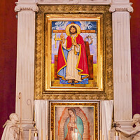 Buy canvas prints of Old Basilica Guadalupe Altar Mexico City Mexico by William Perry