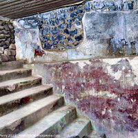 Buy canvas prints of Ancient Apartments with Murals Indian Ruins Teotihuacan Mexico C by William Perry