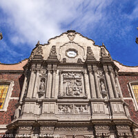 Buy canvas prints of Old Basilica Shrine of Guadalupe Christmas Day Mexico City Mexic by William Perry