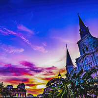 Buy canvas prints of Saint Louis Cathedral Cabildo New Orleans Louisiana by William Perry